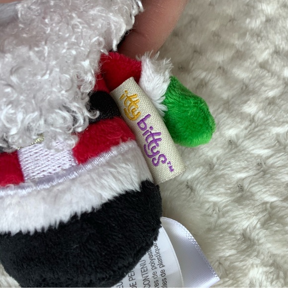 Hallmark itty bittys Plush Santa Mickey Mouse Stuffed Animal Toy - Picture 7 of 13